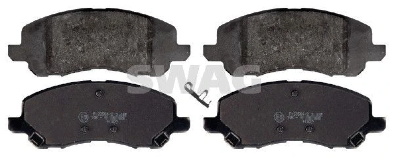 Image of Brake pad set SWAG 72 11 6102