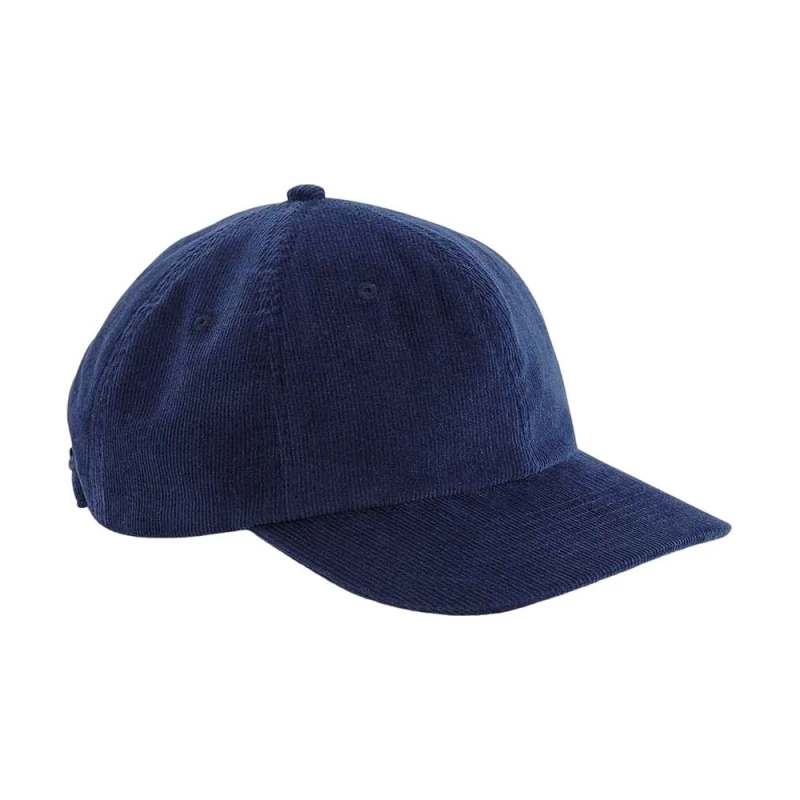 Image of Beechfield Beechfield Men Heritage Cord Cap in Navy Navy One Size Male 5063425915538