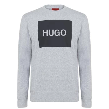 image of Hugo Boss Duragol Large Logo Sweatshirt Grey Size L Men