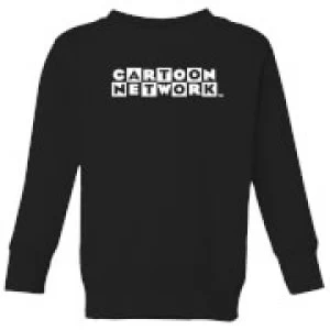 Image of Cartoon Network Logo Kids Sweatshirt - Black - 11-12 Years