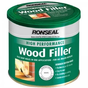 image of Ronseal Hight Performance Wood Filler White 550