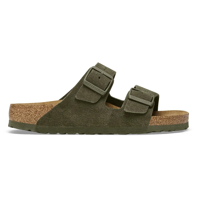 Image of Birkenstock Leather sandals Birkenstock Arizona Vert Unisex 36 Etroit
