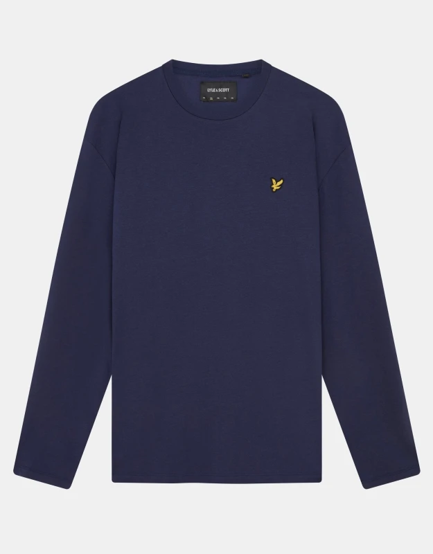 Image of Lyle & Scott Long sleeve T-Shirt Lyle & Scott Bleu Male 5XL