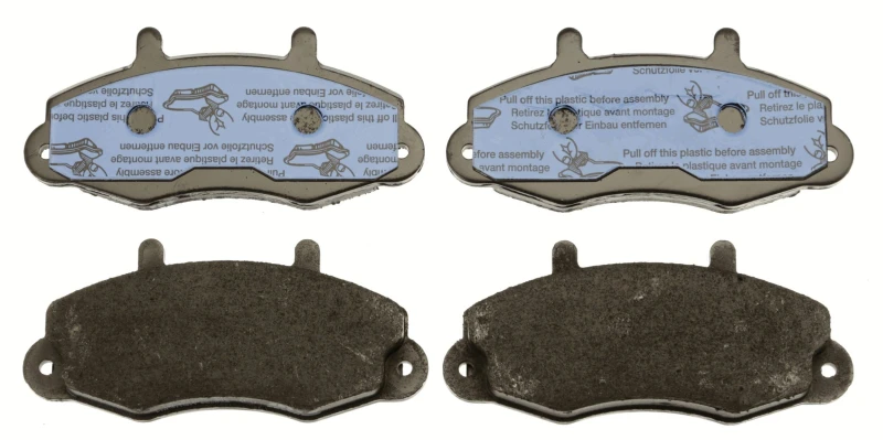 Image of TRW GDB1084 Brake pad set not prepared for wear warning indicator Brake Pad Set,disc brake (402)
