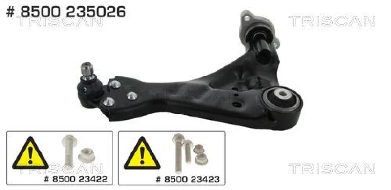 Image of TRISCAN Suspension arm TRISCAN 8500 235026