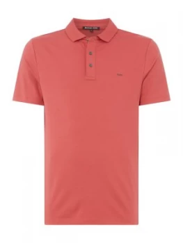 Mens Michael Kors Sleek Polo Coral