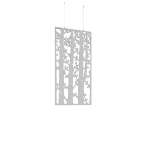 Image of Social Spaces Piano Chords Acoustic Patterned Hanging Screens in Red 1200 x 600m