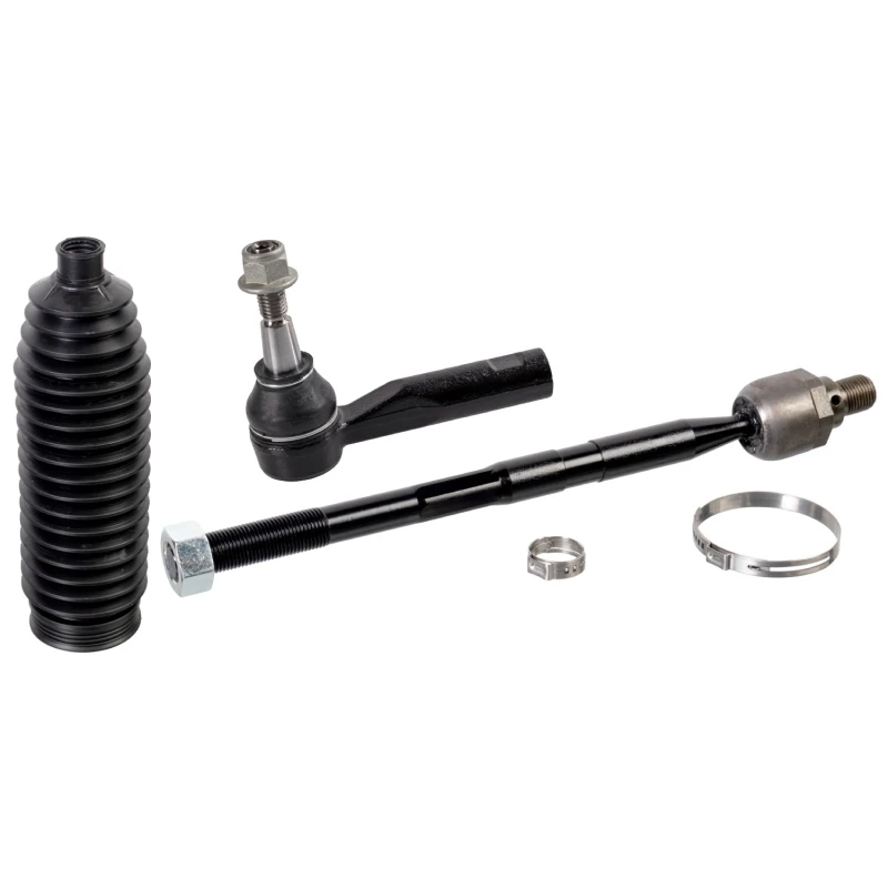 Image of FEBI BILSTEIN 44447 Tie Rod Front Axle Right, with nuts, with bellow Rod Assembly (284)