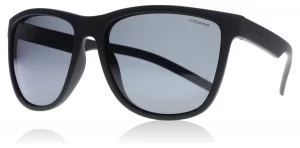 Image of Polaroid 6014/S Sunglasses Black Rubber YYV Polariserade 55mm