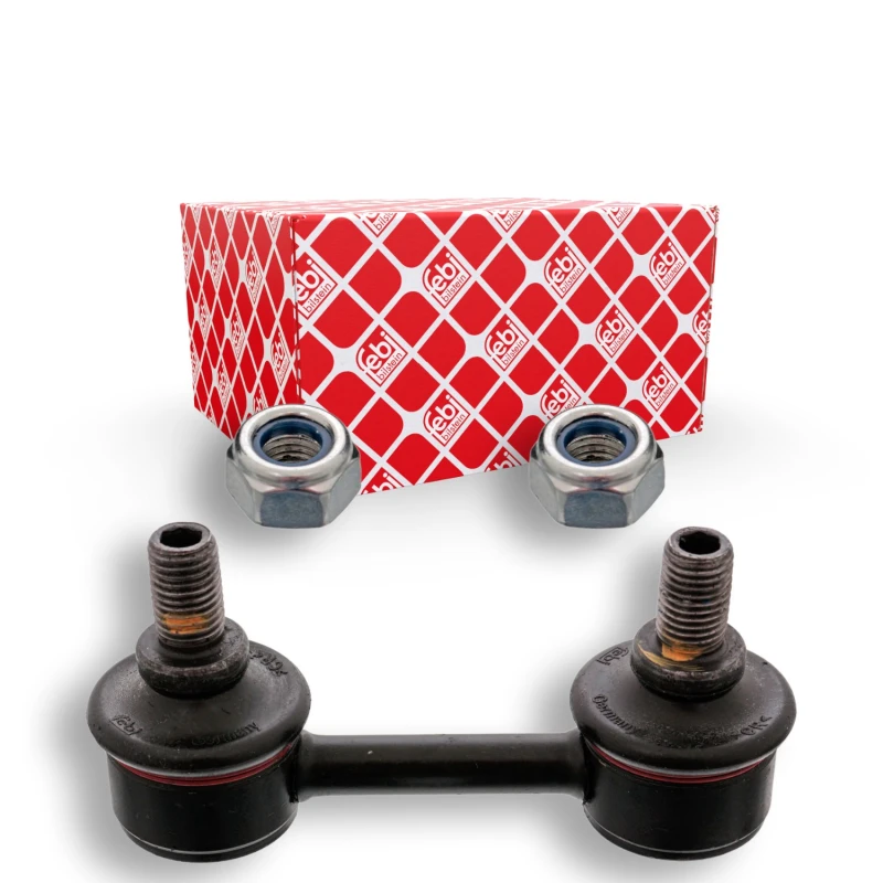 Image of FEBI BILSTEIN 18133 Anti-roll bar link OE Turbo NEW, Front Axle Right Link Stabiliser (3229)