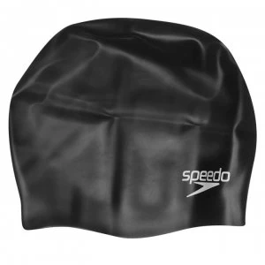 image of Speedo Silicone Swimming Cap Juniors - Black