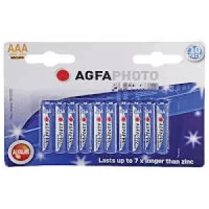 image of Agfaphoto AAA Alkaline Batteries (10 Pack)