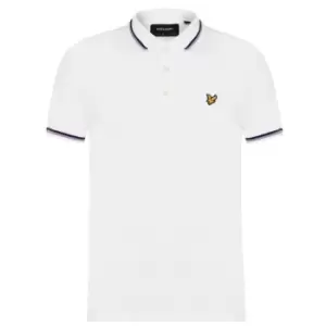 Lyle and Scott Double Tipped Polo Shirt - Blue