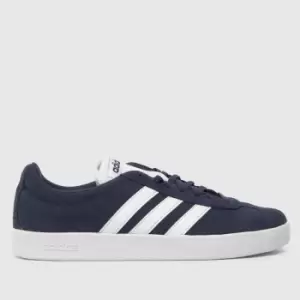 Image of Adidas Vl Court 2.0 Trainers In Blue Multi