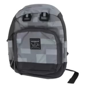 Image of Minecraft Childrens/Kids Official Block Mini Backpack (One Size) (Grey)