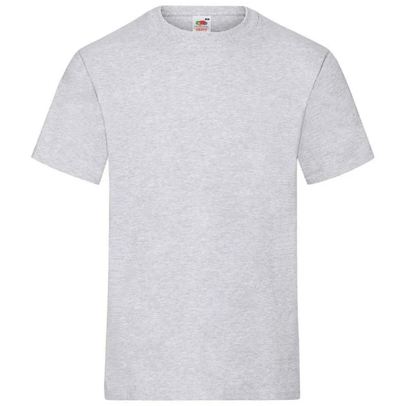 Image of Fruit Of The Loom Heather Heavy T-Shirt Grey male