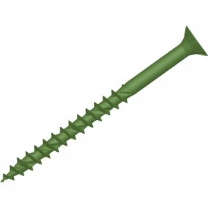 Image of Forgefix Countersunk Torx Decking Screws Green 4.5mm 50mm Pack of 600