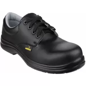 Image of Amblers Safety FS662 Unisex Safety Lace Up Shoes (7 UK) (Black) - Black