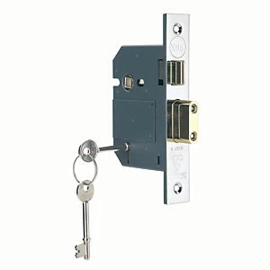 image of Yale P-M560-CH-67 5 Lever British Standard Sashlock - Chrome 64mm