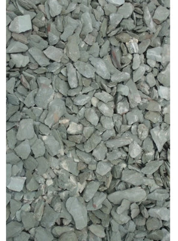 Image of Deco-pak 40mm Green Slate Aggregate Bulk Bag - 850 Kg - L100 X W100 X H80 Cm