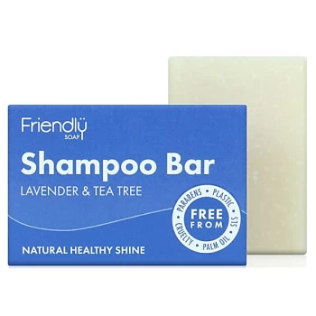 Image of Friendly Soap Shampoo Bar - Lavender & Tea Tree
