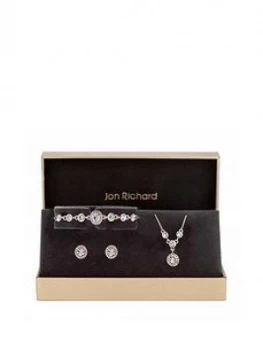 Image of Jon Richard Gold Clara 3 Piece Jewellery Set