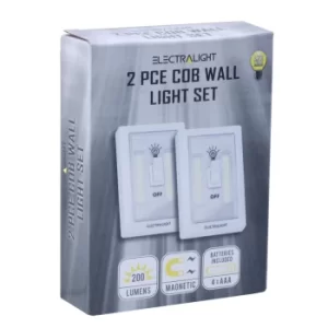 image of 2 Piece Cob Wall Light Set (200 Lumens)