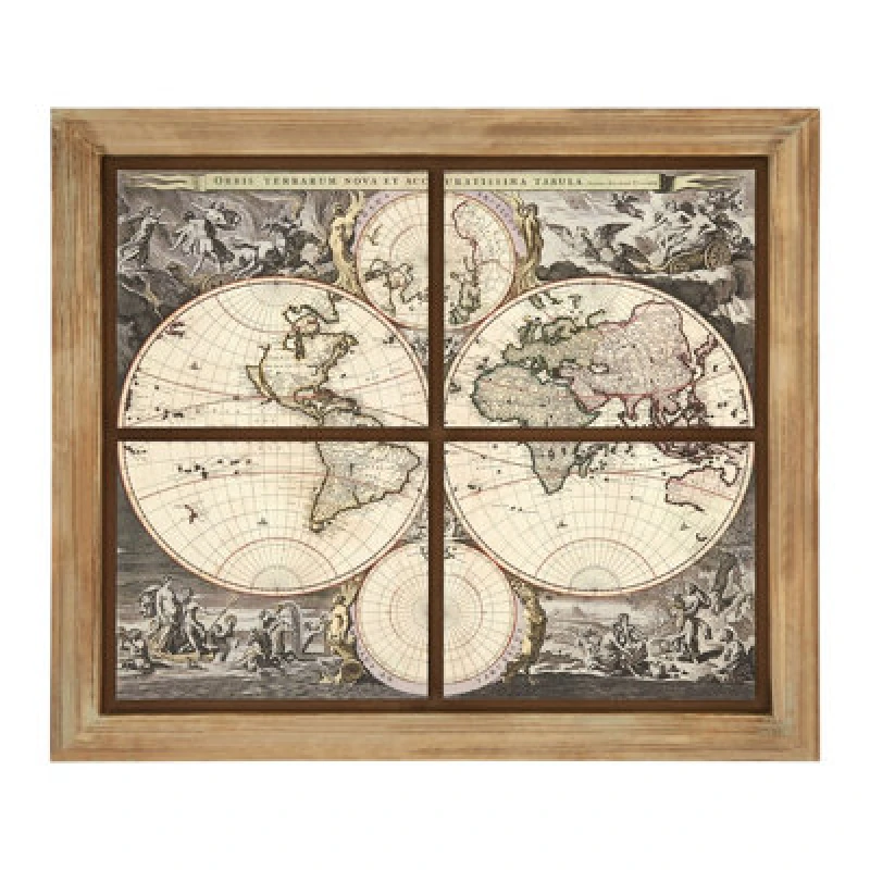 Image of Premier Housewares Merlin Wall Painting Home Wall Decor Natural