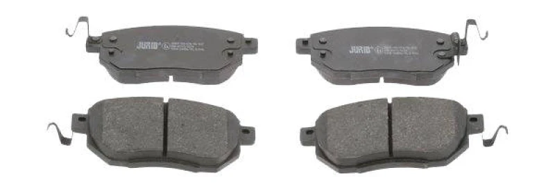 Image of JURID 572649J Brake pad set with acoustic wear warning Brake Pad Set,disc brake (402)