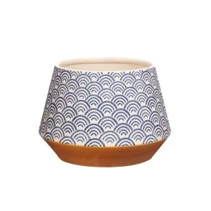 Image of Sass & Belle Blue Wave Planter Large