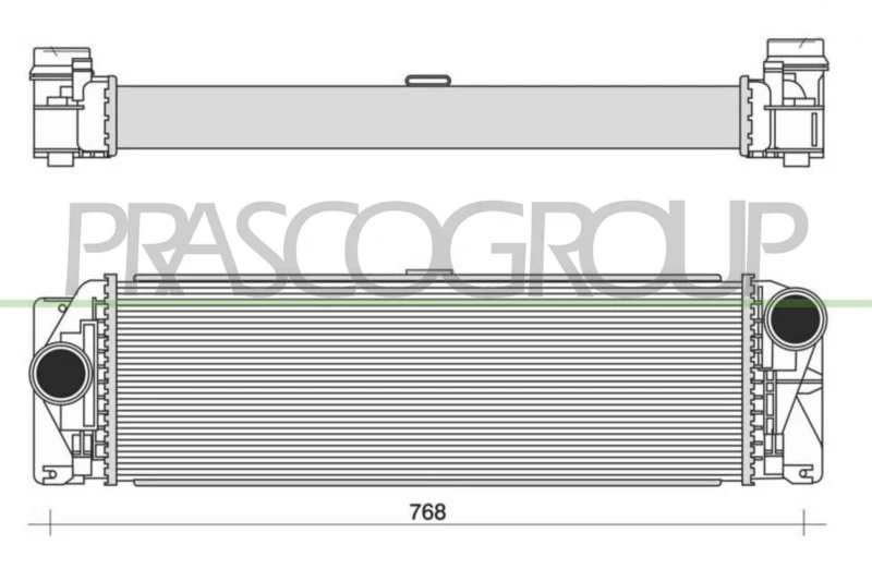 Image of PRASCO Intercooler PRASCO ME923N003