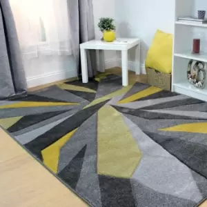 Image of Shatter Hand Carved Rug Ochre