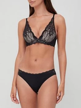 Image of Calvin Klein Lace Brief - Black, Size L, Women