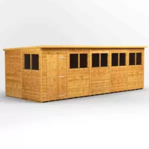 Image of Power 20' x 8' Pent Garden Shed