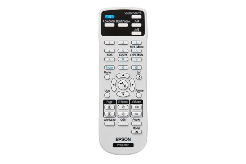 Image of Epson 2181788 remote control IR Wireless Projector Press buttons