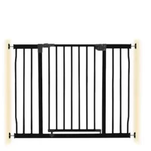 Image of Dreambaby Liberty Xtra Wide Hallway Metal Safety Gate (Fits Gap 99-105.5Cms) Black Pressure Mounted