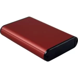 image of Hammond Electronics 1455B1002RD 1455B1002RD Treaded casing 100 x 71.7 x 19 Aluminium Red