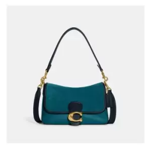 Image of Coach Soft Tabby Leather Bag - Blue