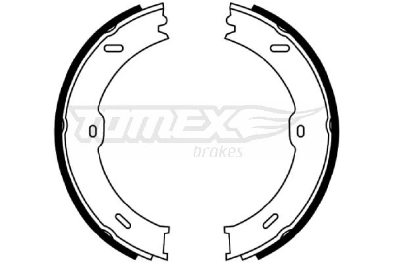 Image of TOMEX brakes Brake Shoe Set TOMEX brakes TX 22-13