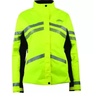 image of Weatherbeeta Childrens/Kids Reflective Waterproof Jacket (S) (Hi Vis Yellow)