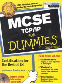 Image of Mcse Tcp/ip for Dummies by Cameron Brandon Paperback