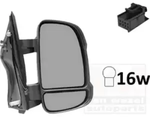 Image of VAN WEZEL Wing mirror * HAGUS * 0983808 Outside mirror,Side mirror FIAT,PEUGEOT,CITROEN,Ducato Kastenwagen (250_, 290_),Ducato Bus (250_, 290_)