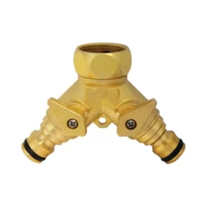 Image of CK Tools G7918 Watering Systems 2 Way Tap Connector 3/4"