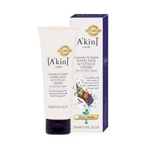 image of A Kin Lavender Nail and Cuticle Cream 75ml