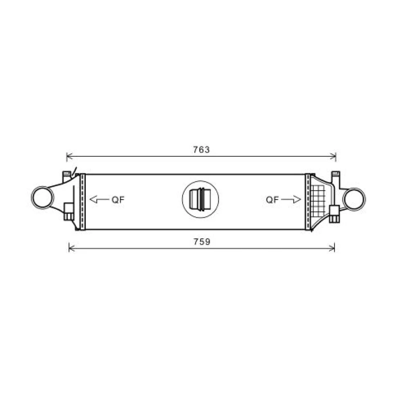 Image of Intercooler DIEDERICHS DCA1099