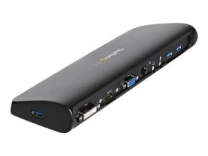 Image of StarTech HDMI DVI VGA Dual Video Universal USB 3.0 Laptop Docking Station