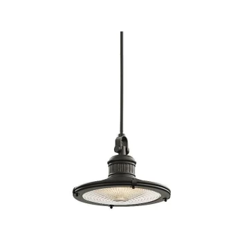 Image of Elstead - Sayre - 1 Light Large Dome Ceiling Pendant Olde Bronze, E27