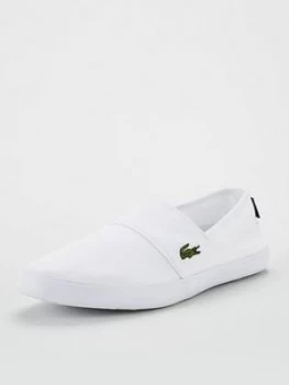 Lacoste Marice Canvas Slip On Trainers