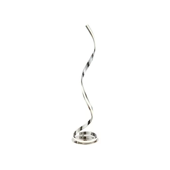 Image of Endon Lighting Aria - Integrated LED Floor Lamp Chrome Effect Plate & White Acrylic 1 Light IP20