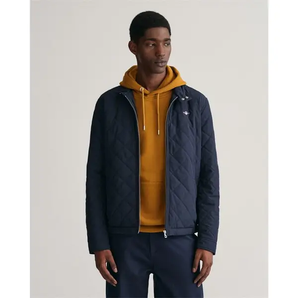 image of Gant Quilted Windcheater - Blue S